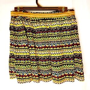 Anthropology Corey Lynn Calter Colorful Mini Skirt Size 8